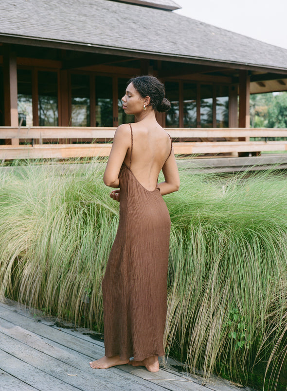 SLIP Dress tiramisu