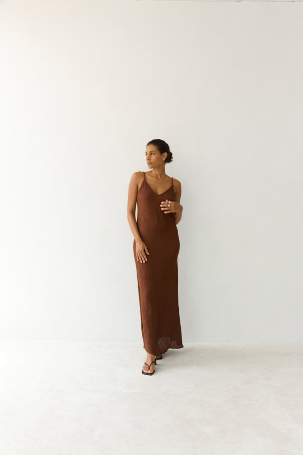 SLIP Dress tiramisu