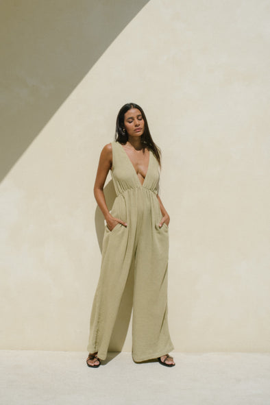 CEI JUMPSUIT sage